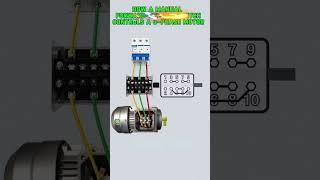 How Manual Switch Can Reverse a 3-Phase Motor | every electrician Must-Know 