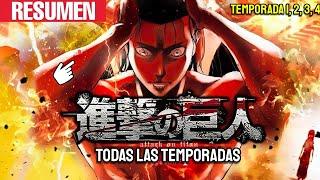 SHINGEKI NO KYOJIN (RESUMEN TODAS LAS TEMPORADAS 1,2,3,4) | Lady Ozora ft. @asspiral_