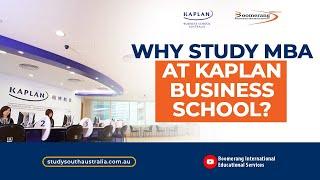 Why Study MBA at Kaplan Business School?