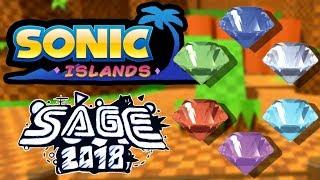 Sonic Islands (SAGE 2018 Demo) | All Chaos Emeralds & Pedestals! (Sonic Fan Games)