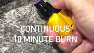 Demonstration of the Turboflame - The Urban Blow Torch