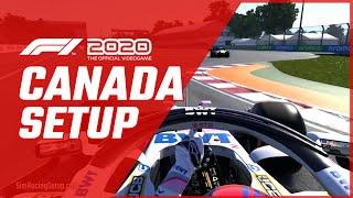 F1 2020 Canada Car Setup - Good Race/Career Mode Setup