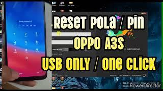 RESET PIN OPPO A3s | USB ONLY TANPA DIRECT