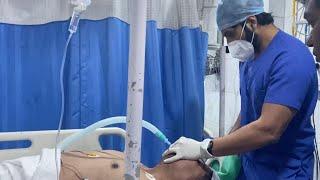 Real Life Emergency Intubation Procedure - Viewer Discretion Advised - Dr Rahul Singh MD