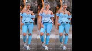 Hamisa Mobetto's Most Glamorous Jeans Outfits