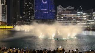 Dubai Dancing Fountain Arabic Music Show 2024 #4k - 60 FPS