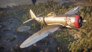 P-47D-28 Thunderbolt - Invasion of Normandy - Enlisted Plane Gameplay