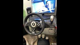 Обзор для Авито Руль Thrustmaster T100 с тремя педалями