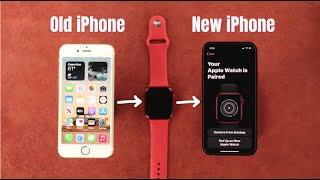 How to Pair Existing Apple Watch to New iPhone! [Restore From Backup]