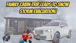 Greenville, Wisc Roblox l Realistic Family Cabin Vacation BLIZZARD STORM Update Roleplay