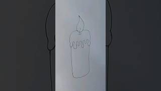 How To Draw A Candle 