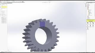 Моделирование шестерни в SolidWorks и слайсинг в RepetierHost