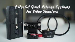 4 Useful Quick Release systems for the Run and Gun Video Shooter