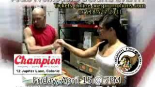 Pro Boxers Sarah Kuhn and Shawn Miller Box April 15th