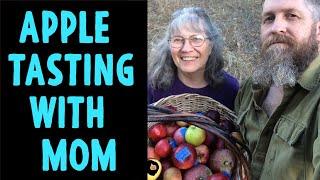  Taste Testing Apples In The Orchard With Mom, and collecting some seeds 