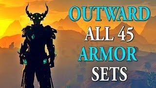 OUTWARD - All Armor Sets In The Game (45 Sets Showcase)