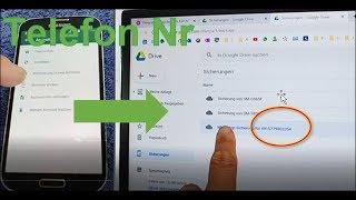 ️ Whatsapp Backup wiederherstellen wird nicht gefunden  Telefon-Nummer in Google Drive prüfen