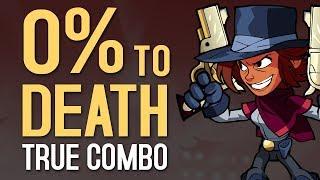 Brawlhalla: Cassidy & Yumiko 0-Death True Combos Tutorial