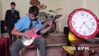 World Record: World's Fastest Guitar Player (1600 BPM!)