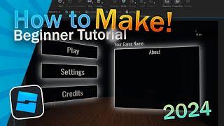 How to Make a Main Menu // Roblox Studio