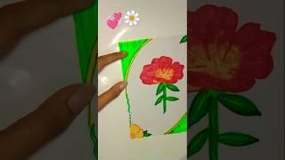 New Easy stylish Flower Making ️#flower#redflower #simple #