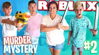 Roblox Murder Mystery Game In Real Life! (FUNhouse Family) Round 2