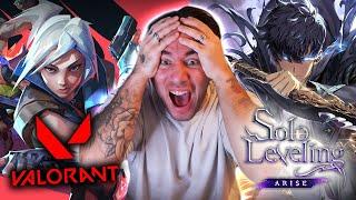 REACTING TO ANIME, GACHA, VALORANT, + SOLO LEVELING ARISE