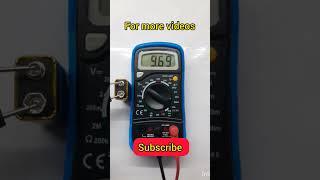 DC voltage testing with #clampmeter । MAS830L multimeter। voltage Tester। SR TECH