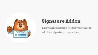 WPForms Signature Addon