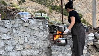 Yüksek Dağ Köyünde Bostan Hasadı