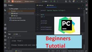 PyCharm Tutorial for Beginners