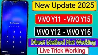 2025 New Software Trick:- Vivo Y11, Y12, Y15, Y16 Hard ResetAll Type Password, Pattern Lock Unlock