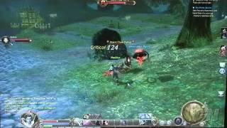 Aion PC Games Gameplay - GC 2008: Easy Fight (Off Screen)