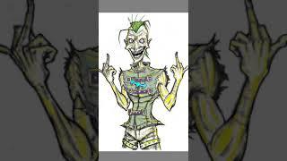 Time-lapse Joker Marvel Fanart digital art color