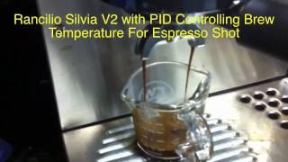 Rancilio Silvia with Watlow 96 PID Demo
