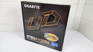 Gigabyte B760M H DDR4 Motherboard unboxed