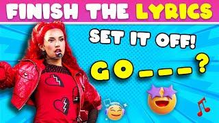 FINISH THE LYRICS Descendants Song : The Rise of Red ️ | Only True Fans Can Finish