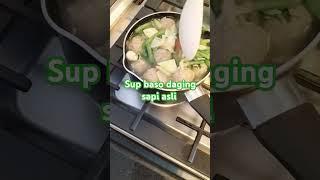 Sup baso sapi asli #baso #food #cooking