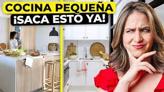 COSAS QUE NO DEBES TENER EN UNA COCINA PEQUENA