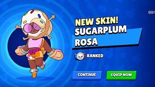 *New* Sugarplum Rosa skin in Brawl Stars! 