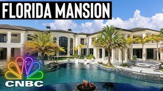 TOUR THIS INSANELY HUGE $19M FLORIDA ESTATE | Secret Lives Of The Super Rich