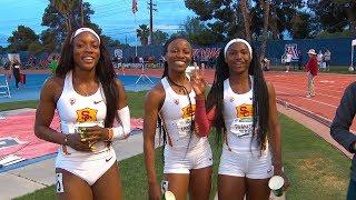 2019 Pac-12 Track & Field Championships: Twanisha Terry leads trio of USC sprinters in 100-meters...