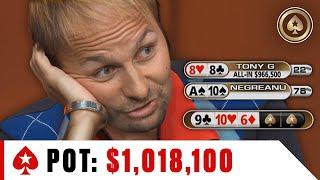 Negreanu vs Tony G SHOWDOWN for BIGGEST POT in Big Game ️ Best of The Big Game ️ PokerStars