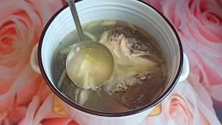 Бульон из рыбьих голов/Fish head broth