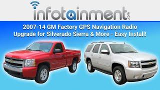 2007-2014 GM Factory GPS Navigation Radio Upgrade for Silverado Sierra & More - Easy Install!