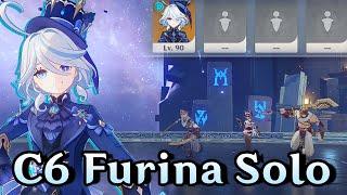 How to solo 5.4 Spiral Abyss with C6 Furina