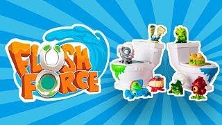 Обзор Flush Force - Монстры из унитаза | Игрушки Spin Master