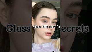 Glass skin secrets #glassskin #glowingskin #thatgirl #new #glowup #shorts #asthetic #korean skin#new