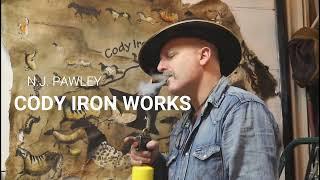 Wyoming Blacksmith makin Longhorn decor