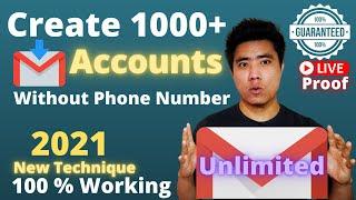 How To Create Unlimited Gmail Account In 2021 | Unlimited Gmail Account Without Phone Verification